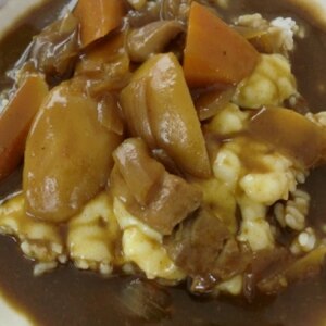 じゃがいもと人参と玉ねぎと豆腐のカレー